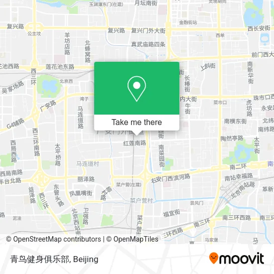 青鸟健身俱乐部 map