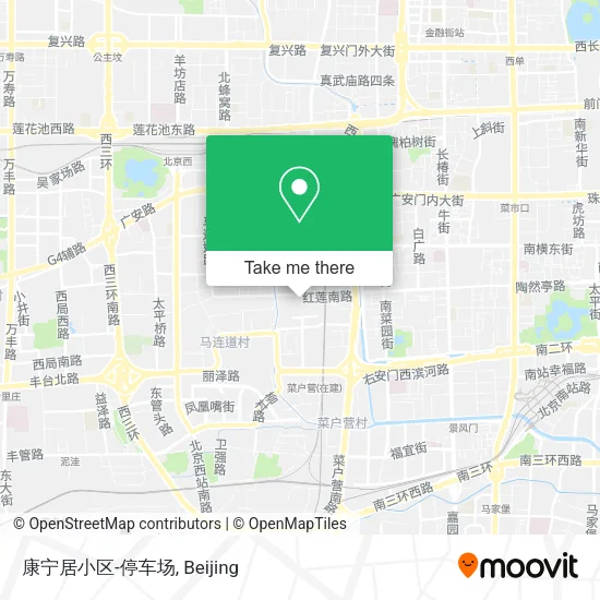 康宁居小区-停车场 map