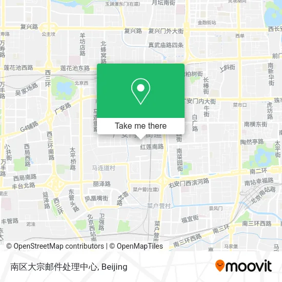 南区大宗邮件处理中心 map