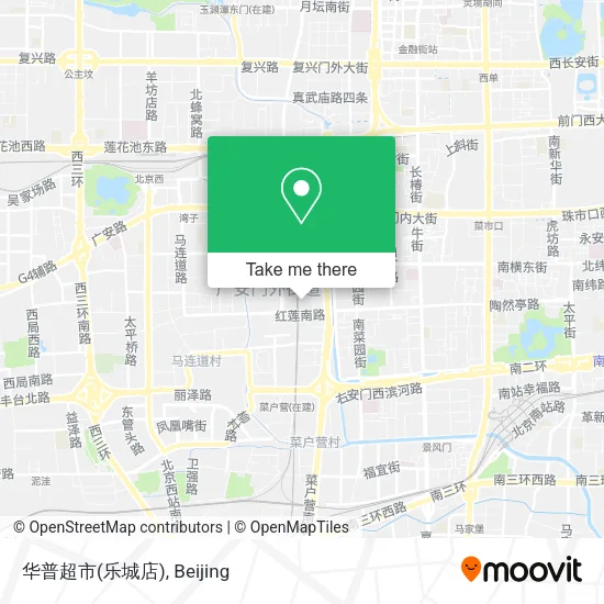 华普超市(乐城店) map