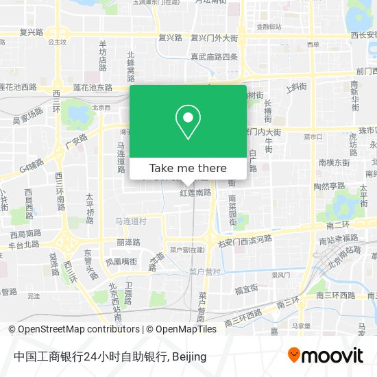 中国工商银行24小时自助银行 map
