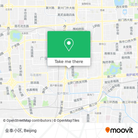 金泰小区 map