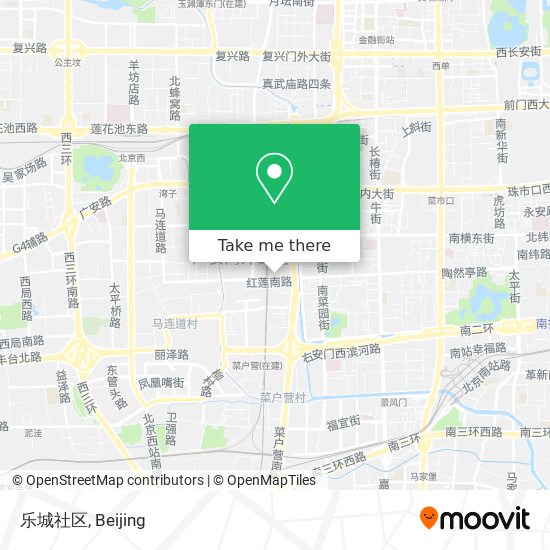 乐城社区 map