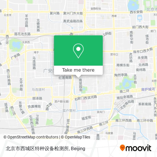 北京市西城区特种设备检测所 map