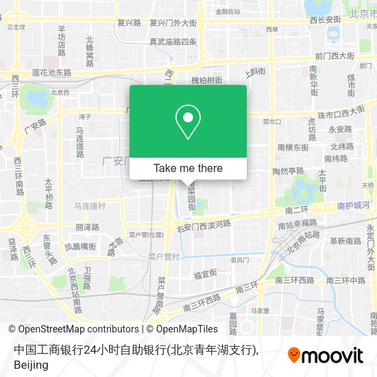 中国工商银行24小时自助银行(北京青年湖支行) map