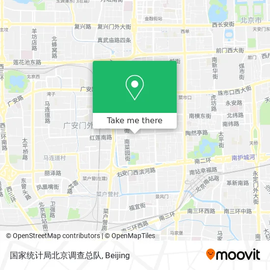国家统计局北京调查总队 map
