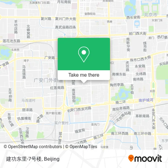 建功东里-7号楼 map