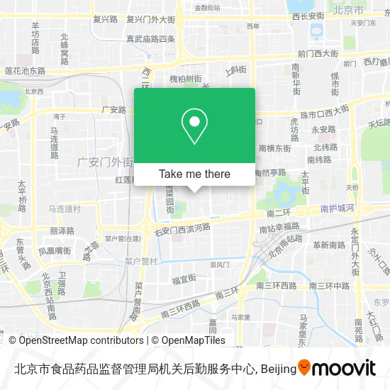 北京市食品药品监督管理局机关后勤服务中心 map