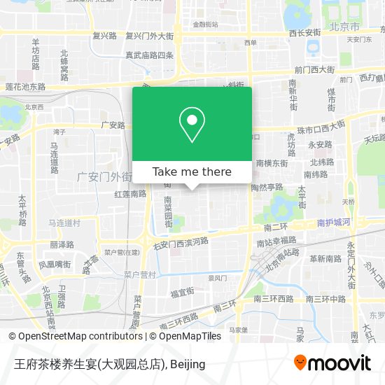 王府茶楼养生宴(大观园总店) map