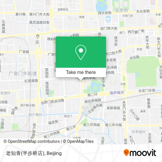 老知青(半步桥店) map