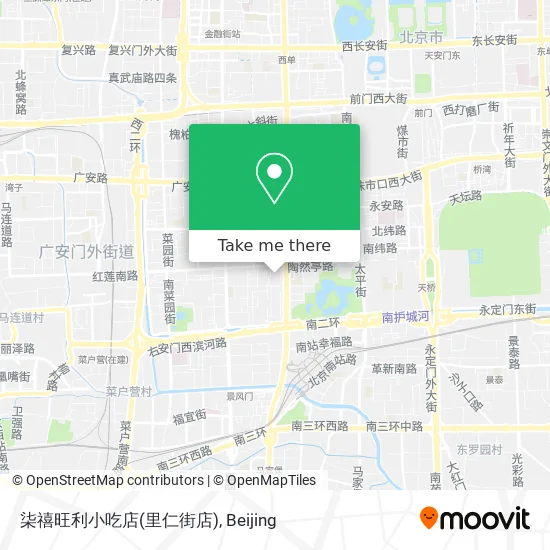 柒禧旺利小吃店(里仁街店) map