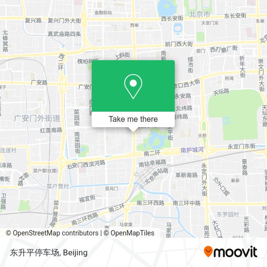 东升平停车场 map