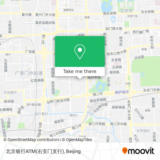 北京银行ATM(右安门支行) map