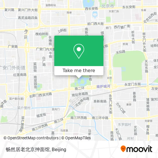 畅然居老北京抻面馆 map