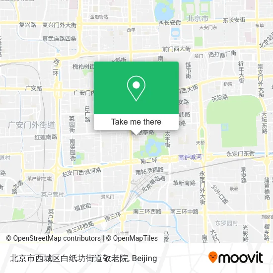 北京市西城区白纸坊街道敬老院 map