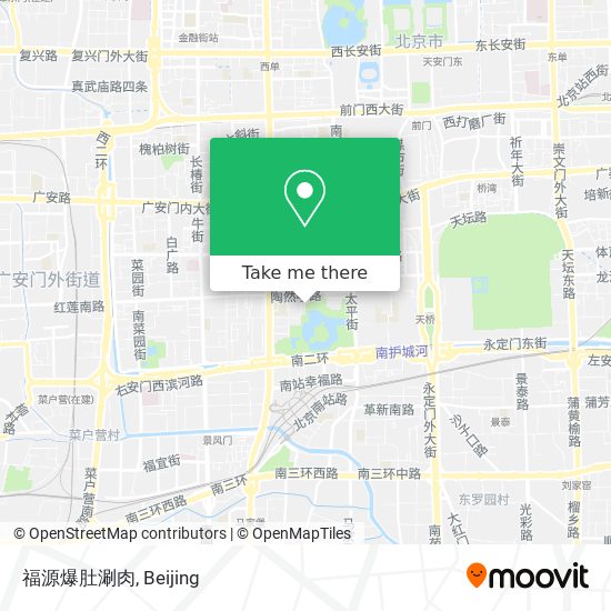 福源爆肚涮肉 map