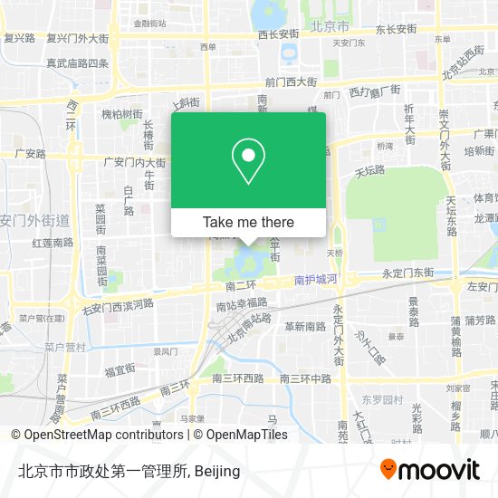 北京市市政处第一管理所 map