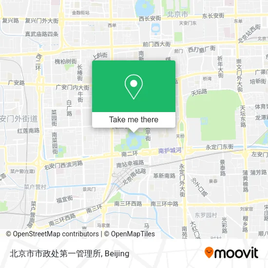 北京市市政处第一管理所 map
