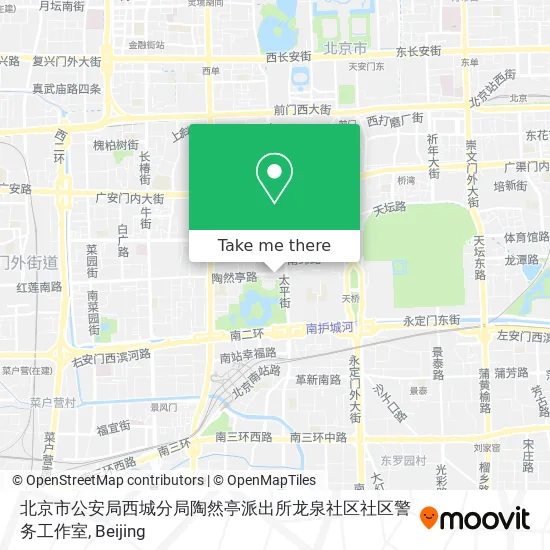 北京市公安局西城分局陶然亭派出所龙泉社区社区警务工作室 map