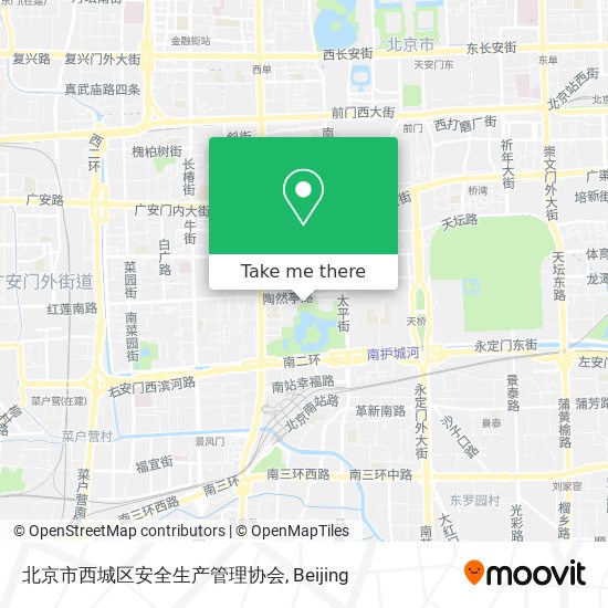 北京市西城区安全生产管理协会 map