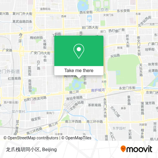 龙爪槐胡同小区 map