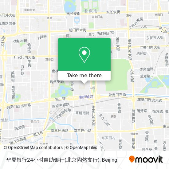 华夏银行24小时自助银行(北京陶然支行) map