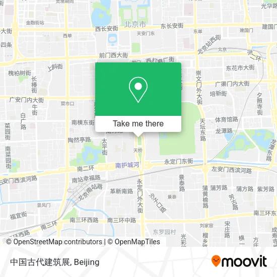 中国古代建筑展 map