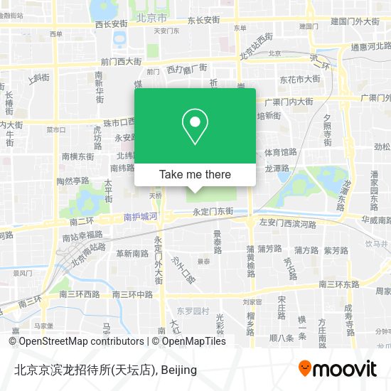 北京京滨龙招待所(天坛店) map