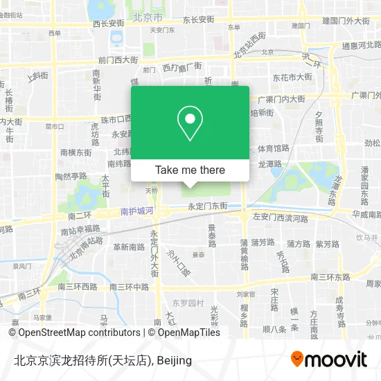 北京京滨龙招待所(天坛店) map