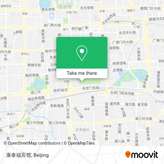 康泰福宾馆 map