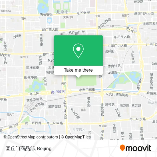 圜丘门商品部 map