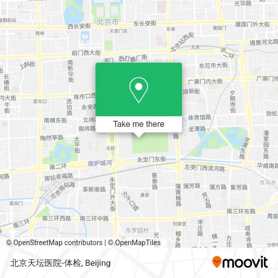 北京天坛医院-体检 map