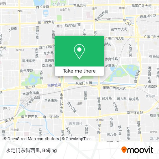 永定门东街西里 map