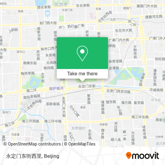 永定门东街西里 map