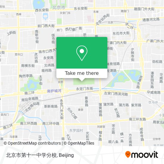 北京市第十一中学分校 map