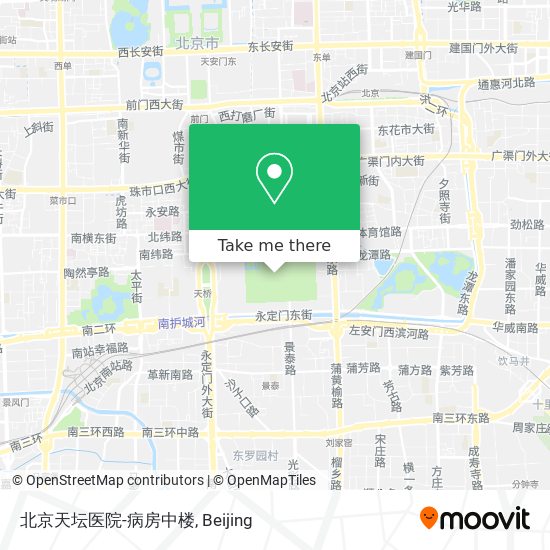 北京天坛医院-病房中楼 map