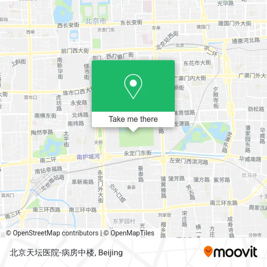 北京天坛医院-病房中楼 map