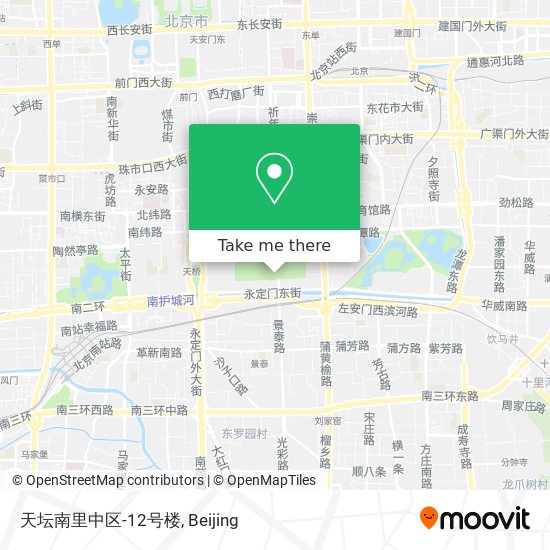 天坛南里中区-12号楼 map