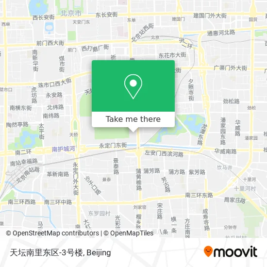 天坛南里东区-3号楼 map