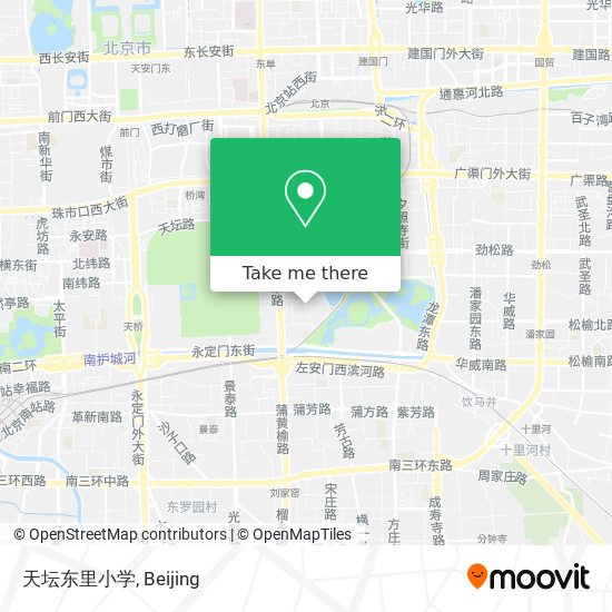 天坛东里小学 map
