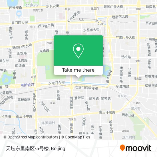 天坛东里南区-5号楼 map