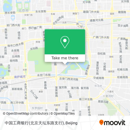 中国工商银行(北京天坛东路支行) map
