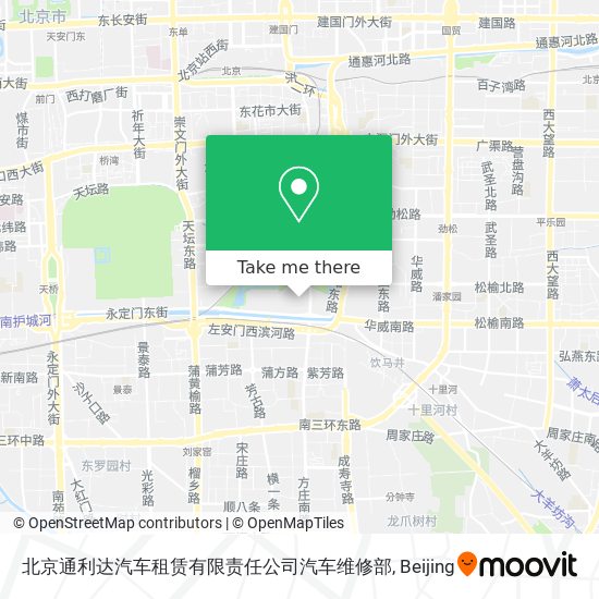 北京通利达汽车租赁有限责任公司汽车维修部 map