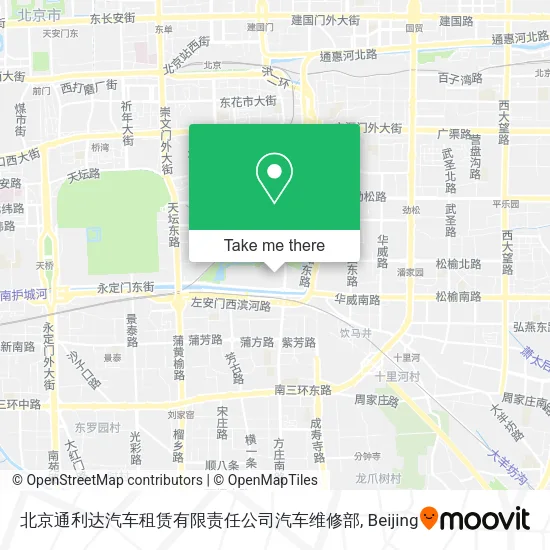 北京通利达汽车租赁有限责任公司汽车维修部 map