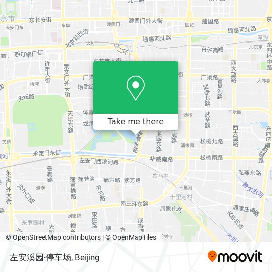 左安溪园-停车场 map