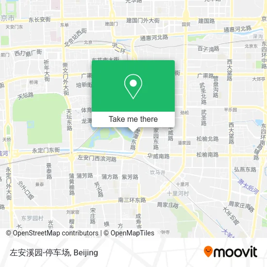 左安溪园-停车场 map