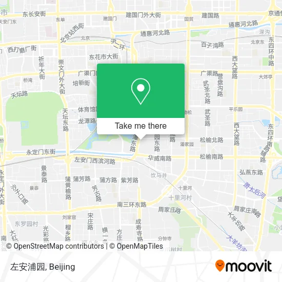左安浦园 map