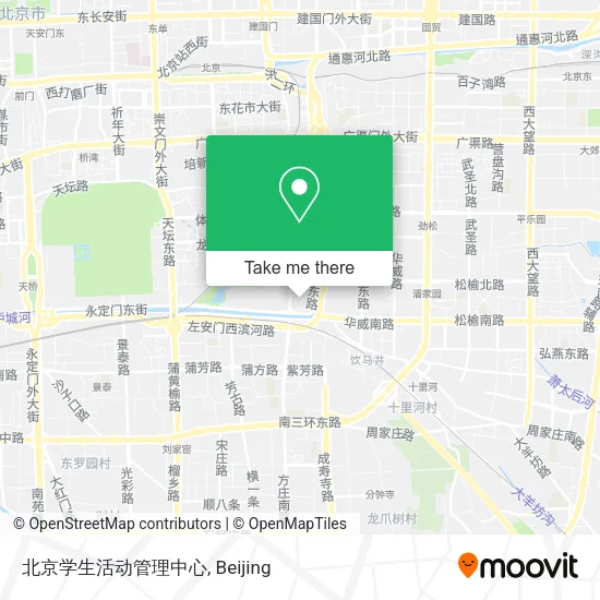 北京学生活动管理中心 map