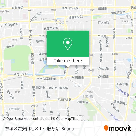 东城区左安门社区卫生服务站 map