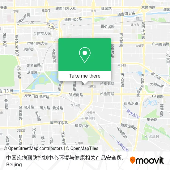 中国疾病预防控制中心环境与健康相关产品安全所 map